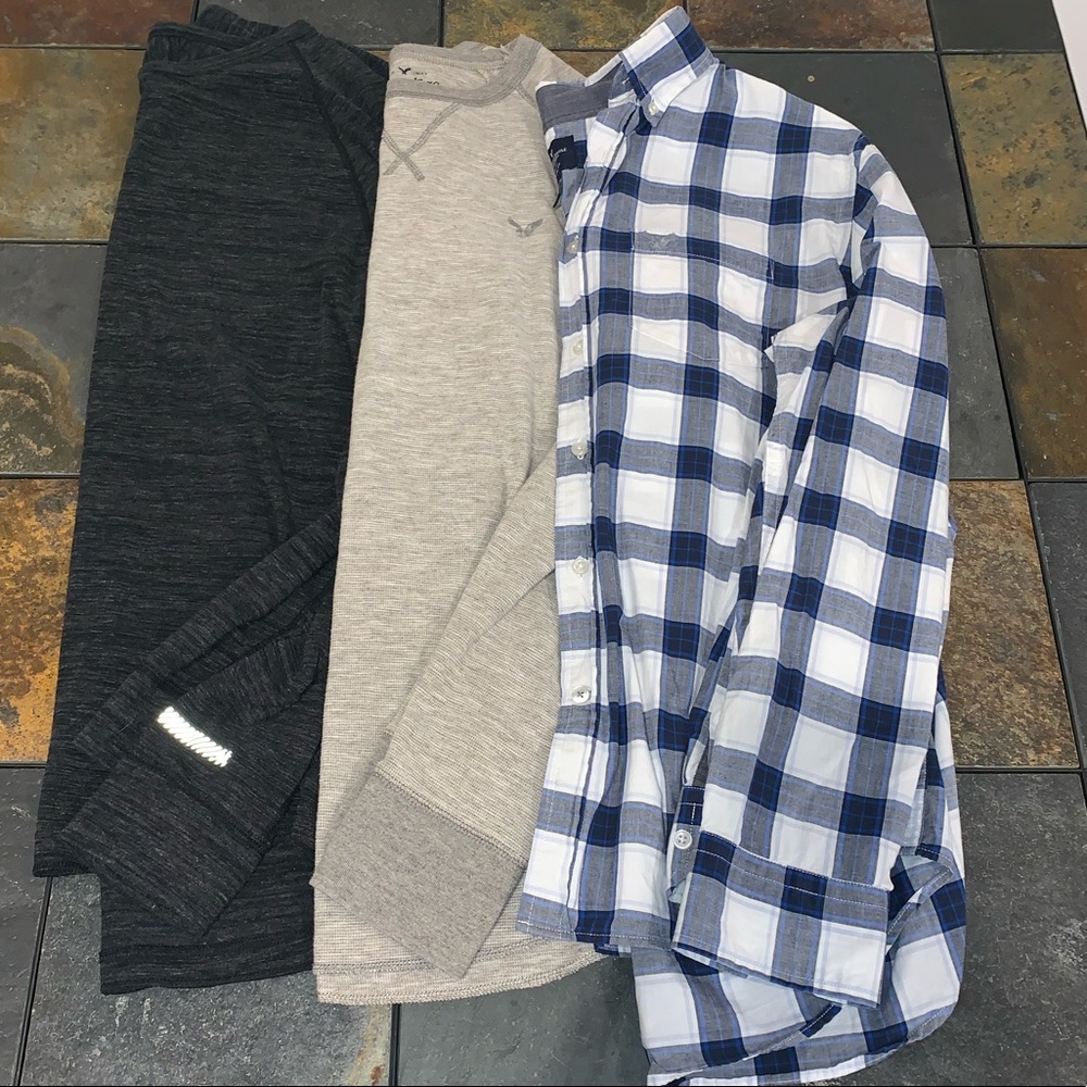 Bundle (3) American Eagle Long Sleeve